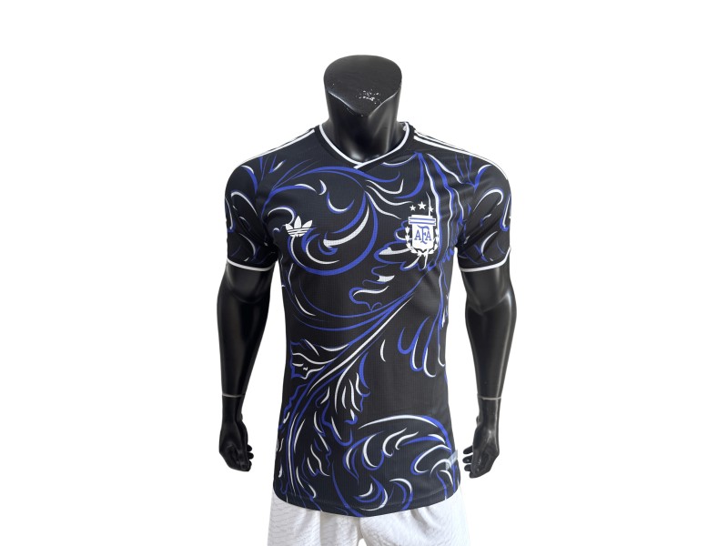 Argentina 2026 National Team Away Jersey - Black Player Version