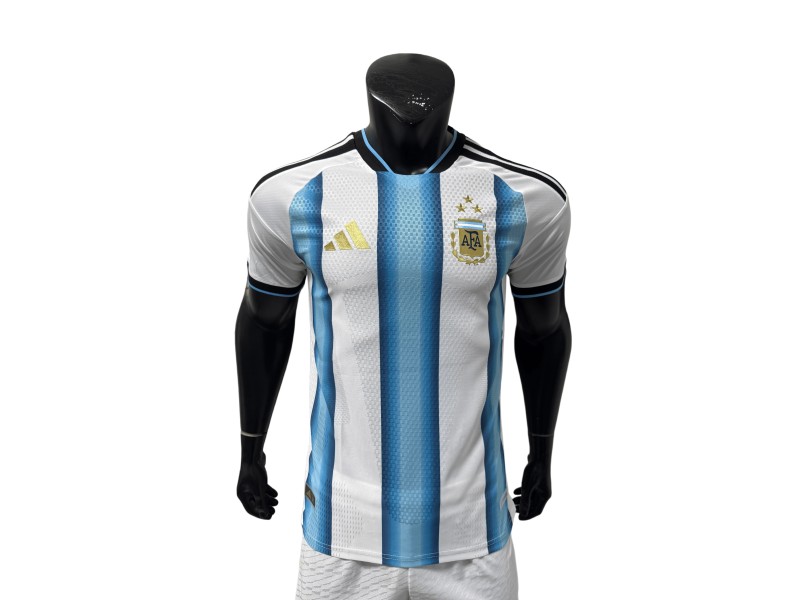 Argentina 2026 National Team Home Blue and Jersey - White Player Version