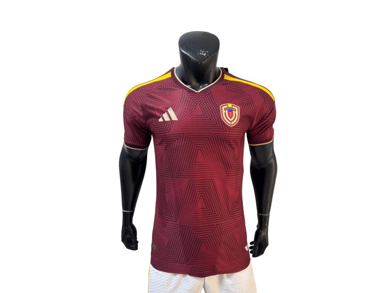 Venezuelan 2026 National Team Home Jersey - Claret Player Version