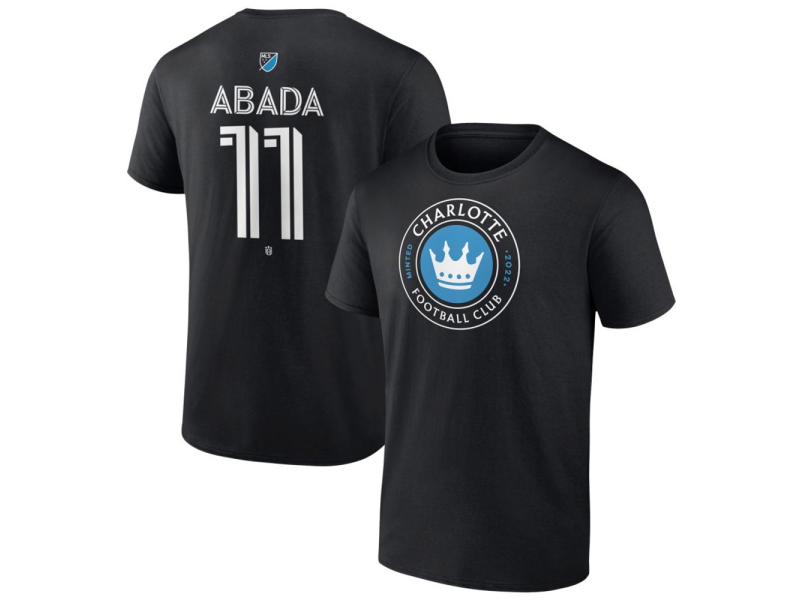 Youth Charlotte FC #11 Liel Abada Team Authentic T-Shirt - Black