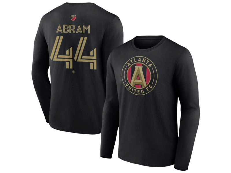 Men's Atlanta United FC #44 Luis Abram Team Authentic Long Sleeve T-Shirt - Black