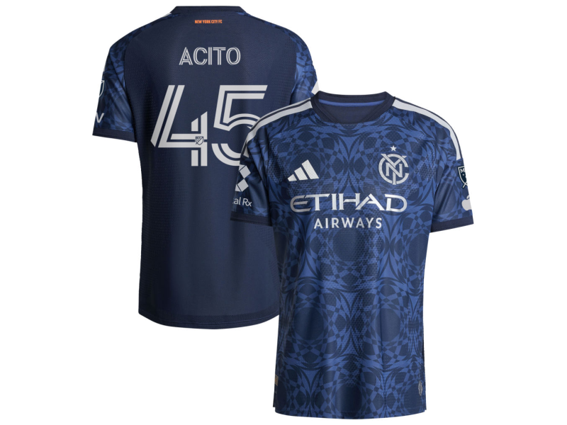 Kamran Acito New York City FC 2026 The All Nations Edition Player Version Jersey - Blue With Patch