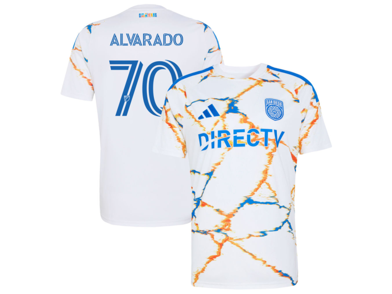 Alejandro Alvarado San Diego FC 2026 Unprecedented Unity Edition Fan Version Jersey - White