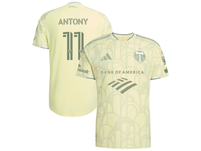 Antony Portland Timbers 2026 Civic Stadium Edition Player Version Jersey - Yellow With Patch