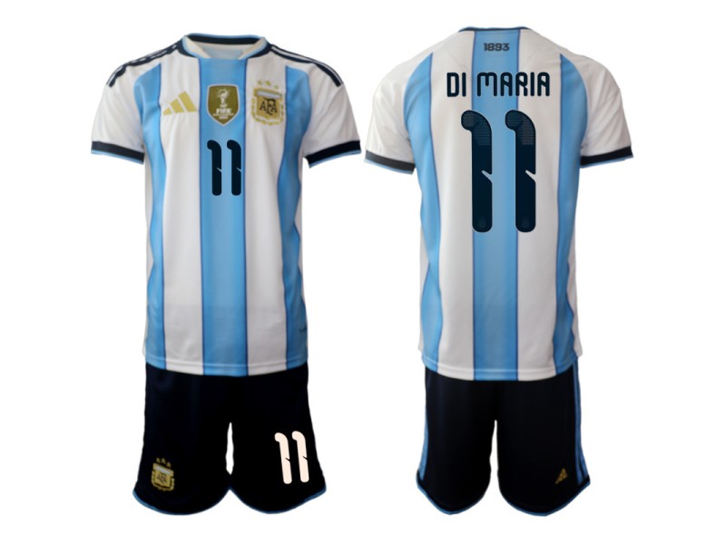 DI MARIA Argentina 2026 World Cup Home Fan Jersey - Blue/White