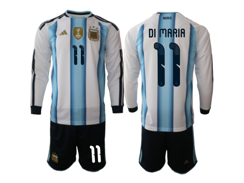 DI MARIA Argentina 2026 World Cup Home Fan Jersey - Blue/White