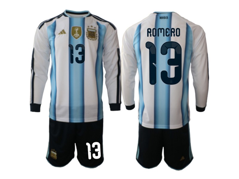 ROMERO Argentina 2026 World Cup Home Fan Jersey - Blue/White
