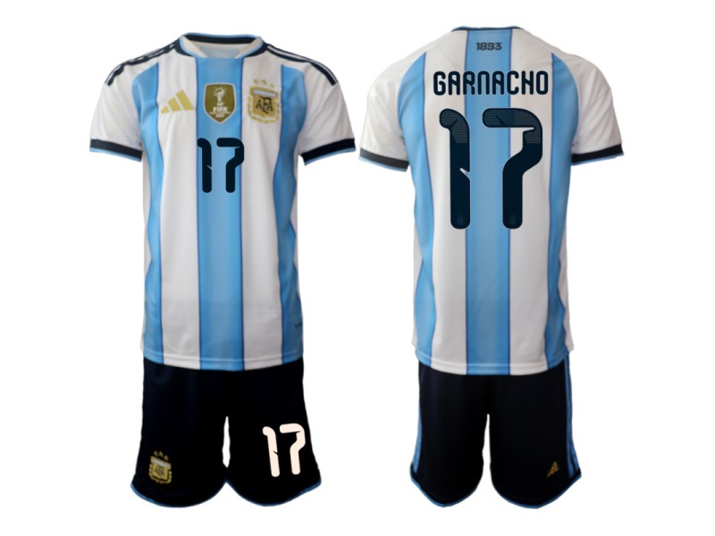 MAC ALLISTER Argentina 2026 World Cup Home Fan Jersey - Blue/White