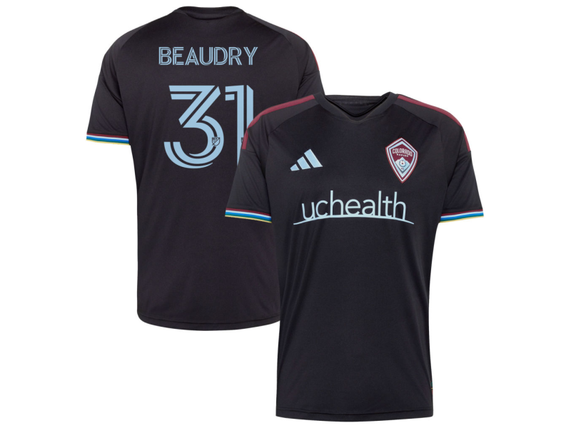 Adam Beaudry Colorado Rapids 2026 Colorful Colorado Fan Version Jersey - Black