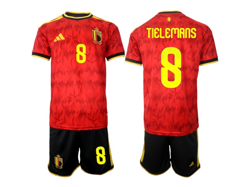 TIELEMANS Belgium 2026 World Cup Home Fan Jersey - Red