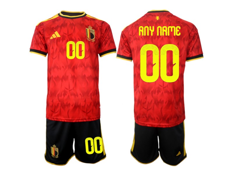 Custom Belgium 2026 World Cup Home Fan Jersey - Red