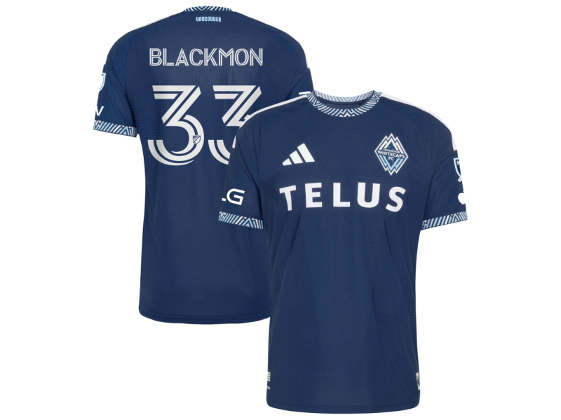 Tristan Blackmon Vancouver Whitecaps FC 2026 The Coastal Player Version Jersey - Blue With Patch
