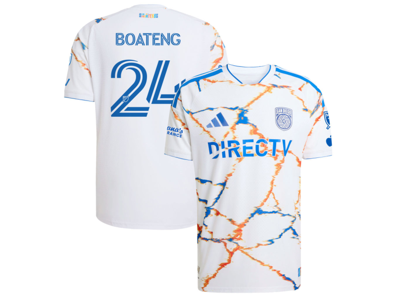 Emmanuel Boateng San Diego FC 2026 Unprecedented Unity Edition Player Version Jersey - White With Patch