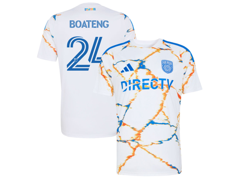 Emmanuel Boateng San Diego FC 2026 Unprecedented Unity Edition Fan Version Jersey - White