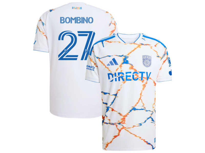 Luca Bombino San Diego FC 2026 Unprecedented Unity Edition Player Version Jersey - White With Patch
