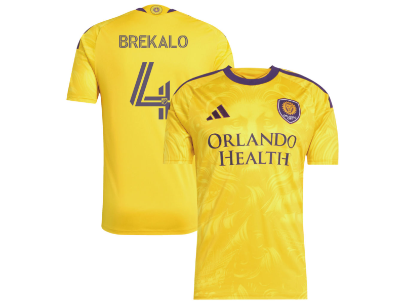 David Brekalo Orlando City SC 2026 Sunken Treasure Edition Player Version Jersey - Gold With Patch