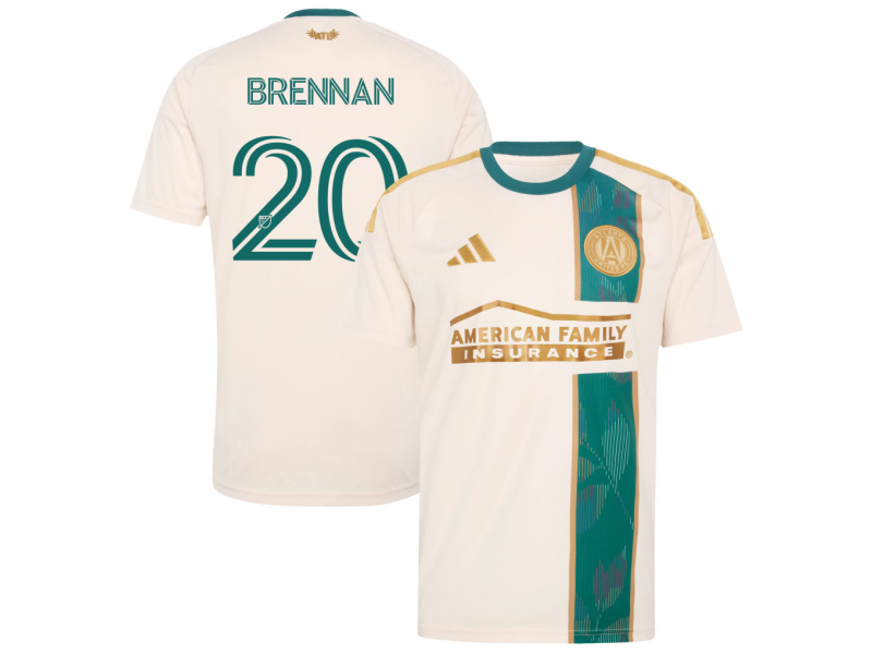 Luke Brennan Atlanta United FC 2026 Spirit of '96 Fan Version Jersey - Tan