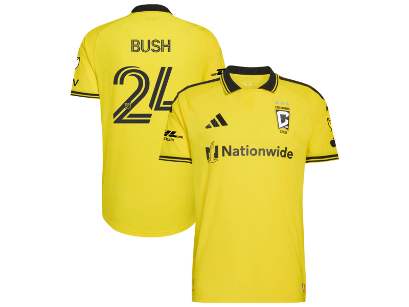 Evan Bush Columbus Crew 2026 The Crafted for Excellence Edition Player Version Jersey - Yellow With Patch