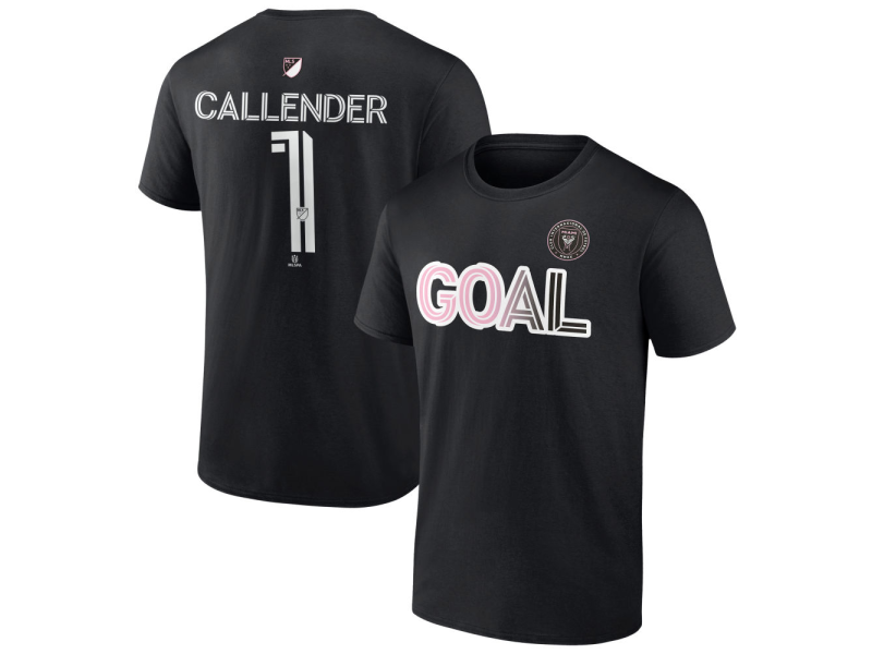 Men's Inter Miami CF Goal #1 Drake Callender T-Shirt - Black