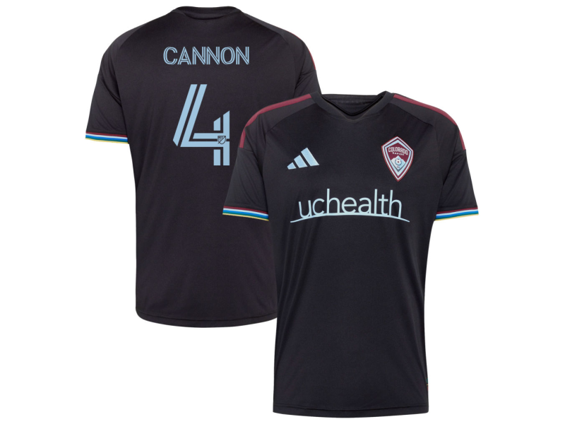 Reggie Cannon Colorado Rapids 2026 Colorful Colorado Fan Version Jersey - Black