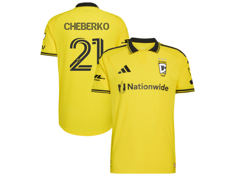 Yevhen Cheberko Columbus Crew 2026 The Crafted for Excellence Edition Player Version Jersey - Yellow With Patch