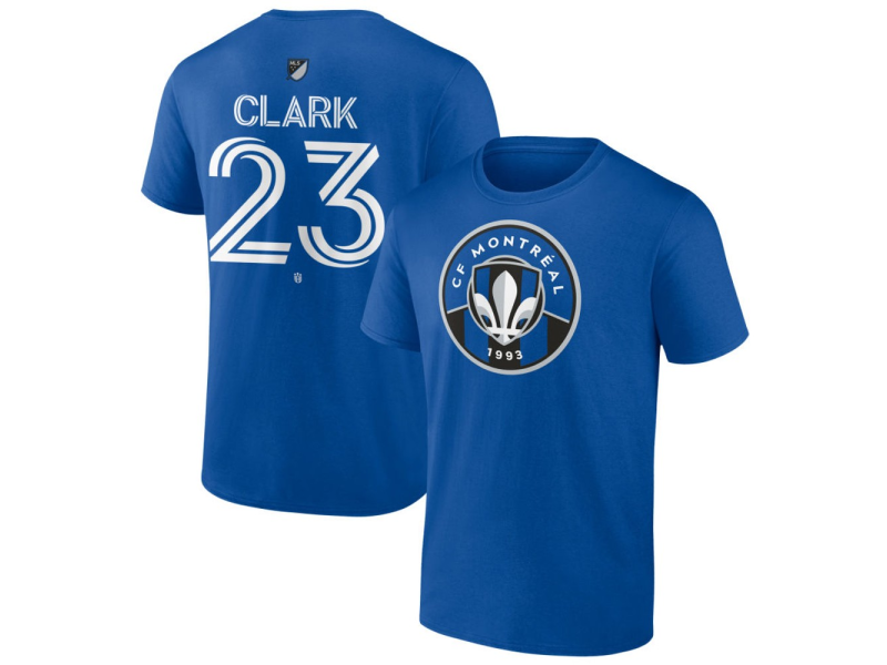 Men's CF Montreal #23 Caden Clark Team Authentic T-Shirt - Royal