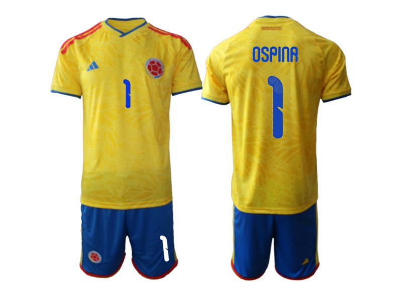 OSPINA Colombia 2026 World Cup Home Fan Jersey - Yellow