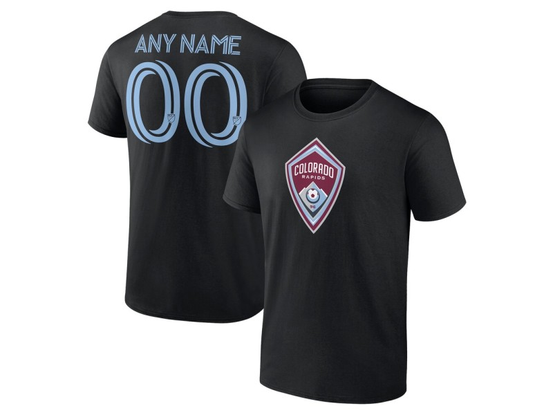 Men's Colorado Rapids Custom T-Shirt - Black