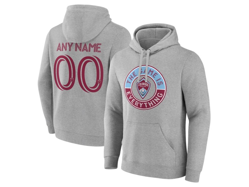 Men's Colorado Rapids The Game Is Everything Custom Pullover Hoodie - Gray