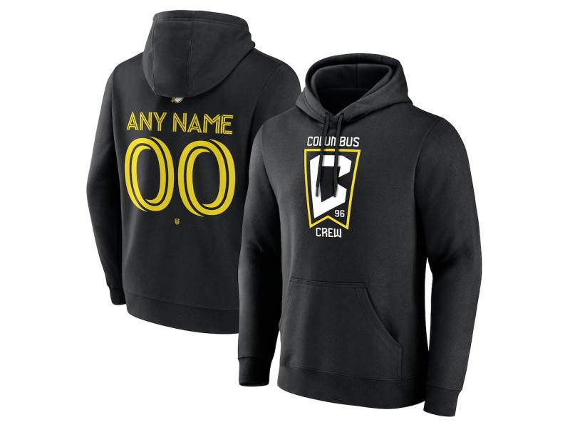 Men's Columbus Crew Custom Team Authentic Pullover Hoodie - Black