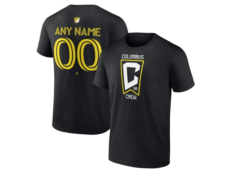 Youth Columbus Crew Custom Team Authentic T-Shirt - Black