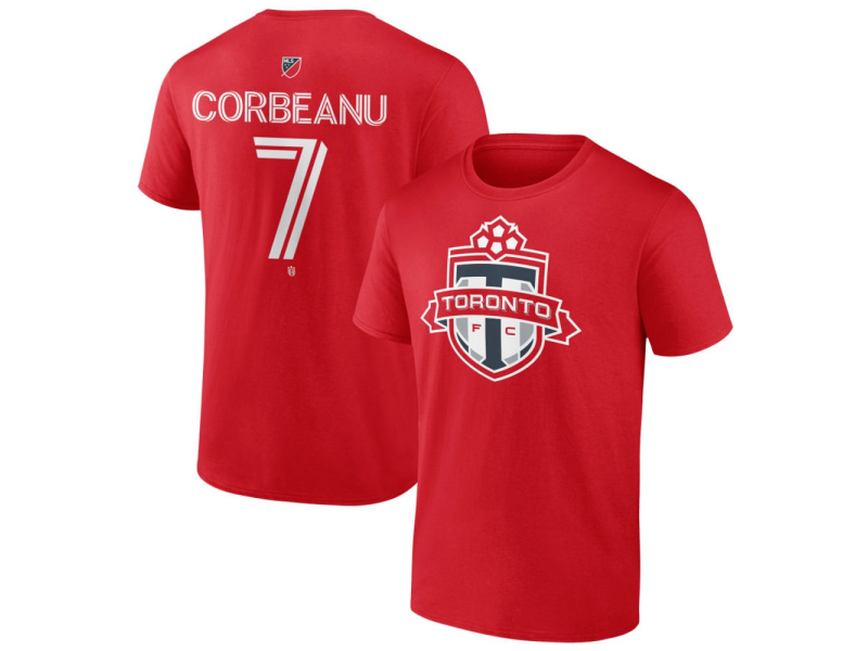 Youth Toronto FC #7 Theo Corbeanu Team Authentic T-Shirt - Red