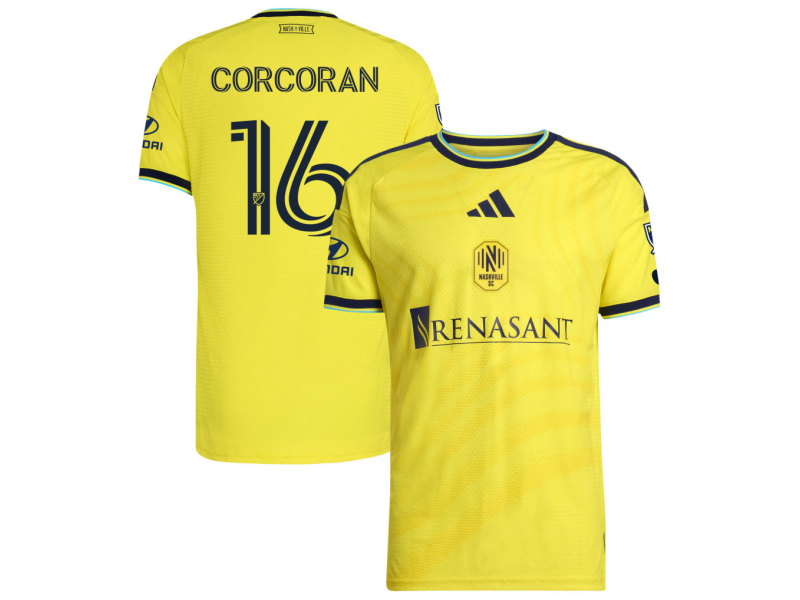 Matt Corcoran Nashville SC 2026 The Reverb Edition Player Version Jersey - Yellow With Patch