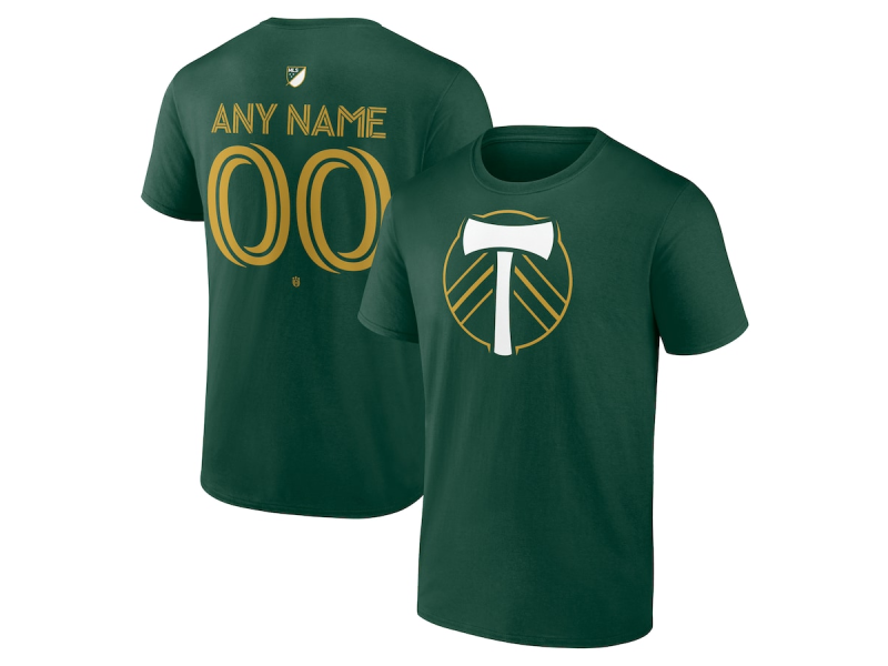 Men's Portland Timbers #16 Maxime Crepeau Team Authentic T-Shirt - Green