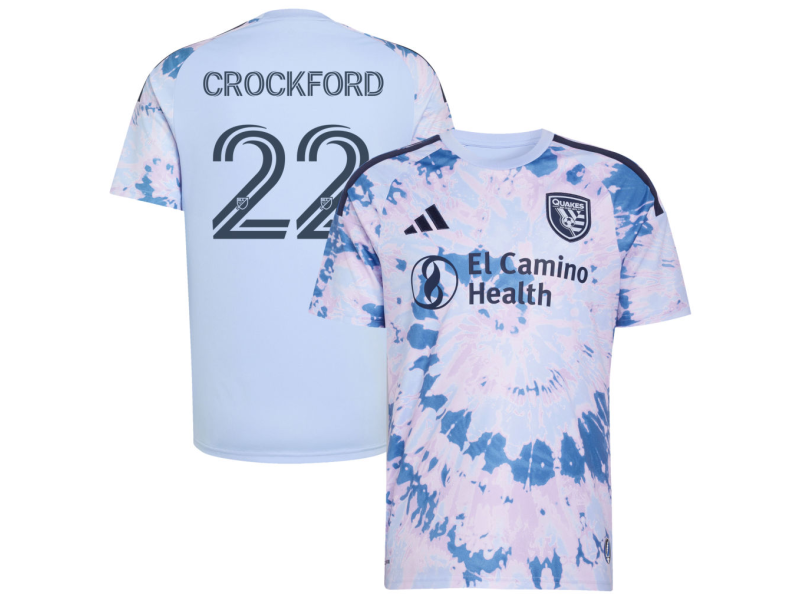 Nate Crockford San Jose Earthquakes 2026 The Dead Edition Fan Version Jersey - Light Blue