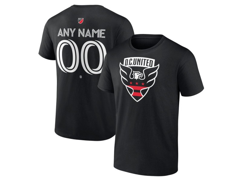 Youth D.C. United Custom Team Authentic T-Shirt - Black