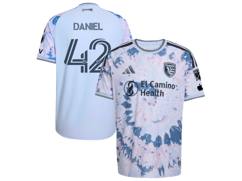 De Sousa Daniel San Jose Earthquakes 2026 The Dead Edition Player Version Jersey - Light Blue With Patch