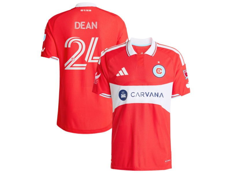 Jonathan Dean Chicago Fire 2026 Forever Red Player Version Jersey - Red With Patch
