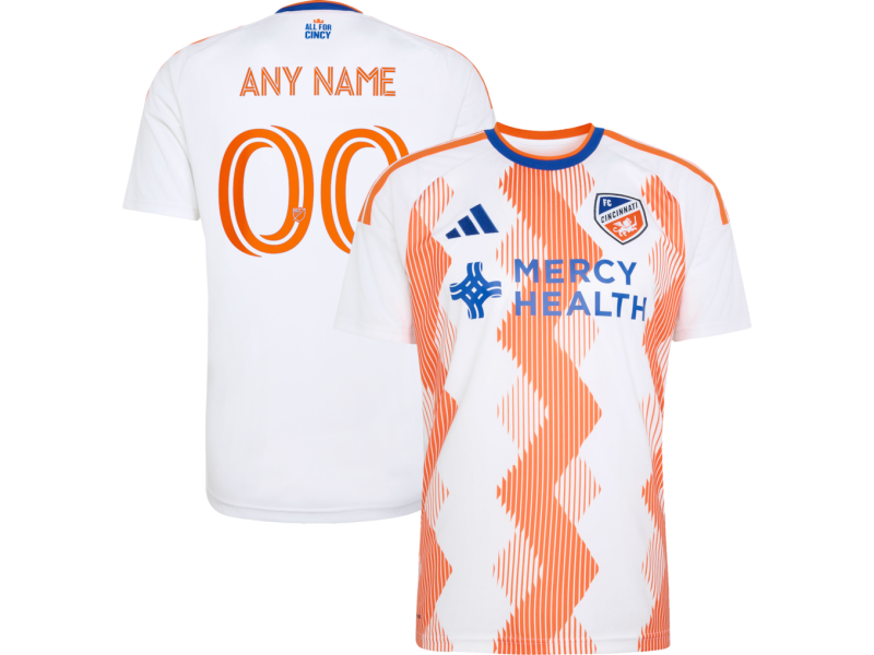 Kevin Denkey FC Cincinnati 2026 The Seven Hills Edition Fan Version Jersey - White