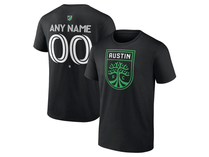 Men's Austin FC #3 Mikkel Desler Team Authentic T-Shirt - Black