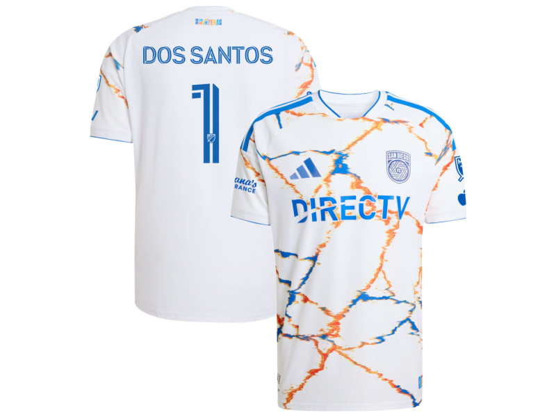 CJ Dos Santos San Diego FC 2026 Unprecedented Unity Edition Player Version Jersey - White With Patch