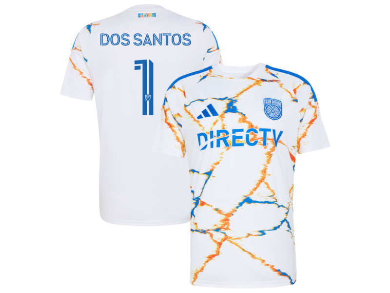 CJ Dos Santos San Diego FC 2026 Unprecedented Unity Edition Fan Version Jersey - White