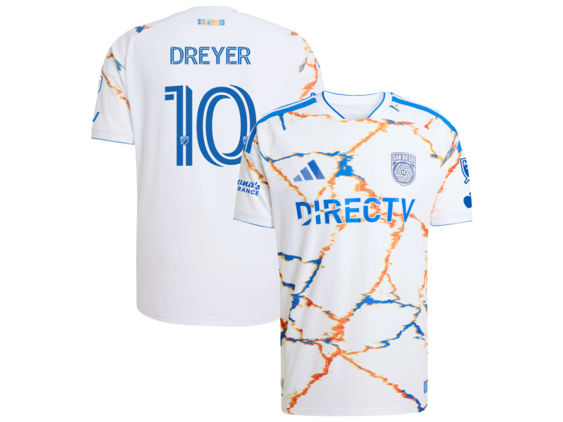 Anders Dreyer San Diego FC 2026 Unprecedented Unity Edition Player Version Jersey - White With Patch