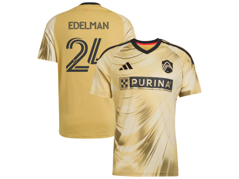 Daniel Edelman St. Louis CITY SC 2026 The Tina Turner Edition Fan Version Jersey - Yellow