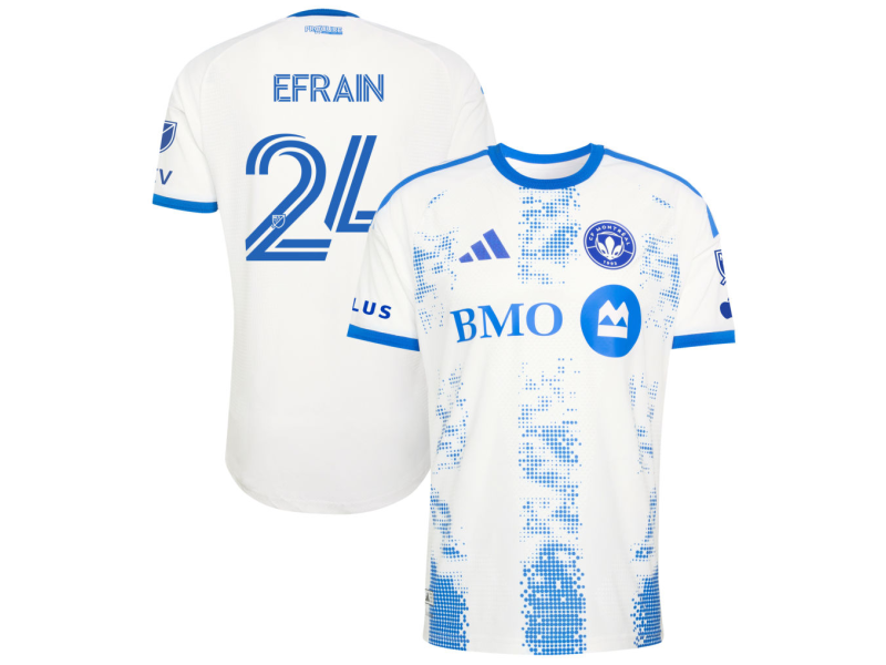 Morales Efrain CF Montreal 2026 The Procure Player Version Jersey - White With Patch