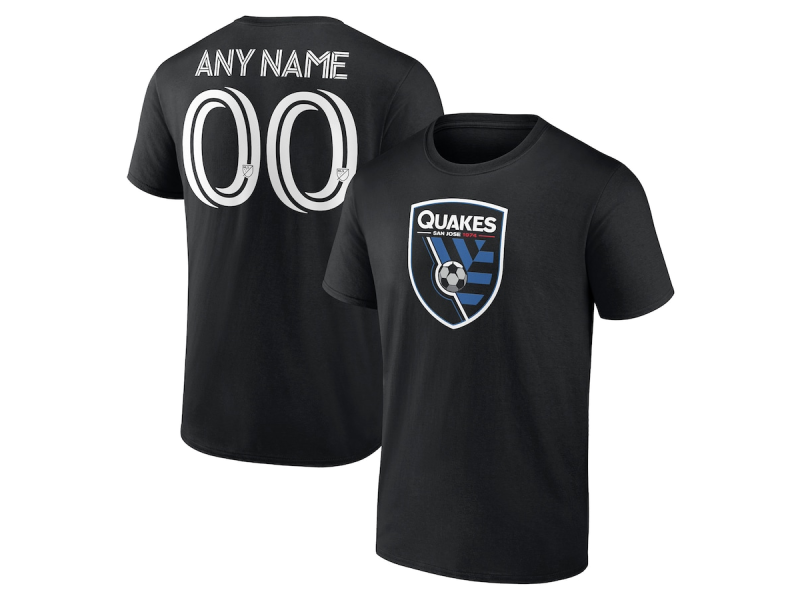 Men's San Jose Earthquakes #27 Wilson Eisner T-Shirt - Black