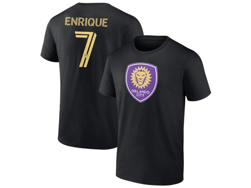 Men's Orlando City SC #7 Ramiro Enrique T-Shirt - Black