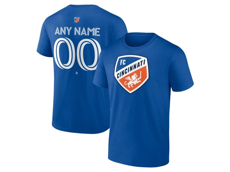 Youth FC Cincinnati Custom Team Authentic T-Shirt - Royal