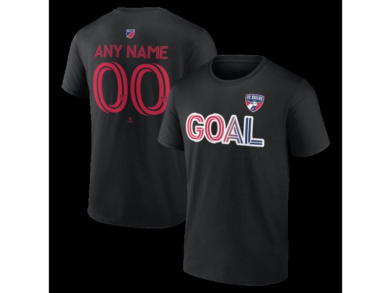 Youth FC Dallas Goal Custom T-Shirt - Black