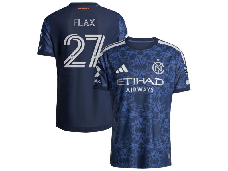 Cooper Flax New York City FC 2026 The All Nations Edition Player Version Jersey - Blue With Patch